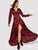 Leopard Print Wrap Maxi Dress