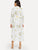 Floral Print Tie Waist Longline Dress