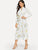 Floral Print Tie Waist Longline Dress