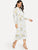 Floral Print Tie Waist Longline Dress