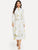 Floral Print Tie Waist Longline Dress