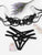 Harness Detail Appliques Underwire Lingerie Set