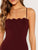 Scallop Edge Cami Bodycon Dress