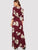 Floral Print Self Tie Maxi Dress