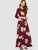 Floral Print Self Tie Maxi Dress