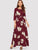 Floral Print Self Tie Maxi Dress