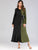 Ribbon Tie Spliced Maxi Dress