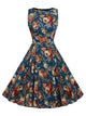 50s Floral Print Dress