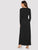 Surplice Neck Self Belted Maxi Dress