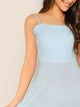 Frill Trim Fit & Flare Cami Sundress