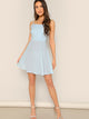 Frill Trim Fit & Flare Cami Sundress