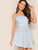 Frill Trim Fit & Flare Cami Sundress