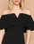 Off Shoulder Solid Bodycon Dress