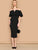Off Shoulder Solid Bodycon Dress