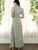 Split Thigh Wrap Maxi Floral Dress