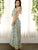 Split Thigh Wrap Maxi Floral Dress