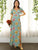 Split Thigh Wrap Maxi Floral Dress