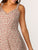 Ditsy Floral Fit and Flare Dress With Ruffle Strap