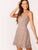 Ditsy Floral Fit and Flare Dress With Ruffle Strap