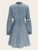  80s Tie Neck Frill Yoke Ditsy Floral Dress
