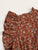 Frill Trim Shirred Waist Tiered Ditsy Dress