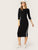Striped Tape Side Pencil Dress