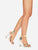 Open Toe Two Part Chunky Heels