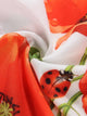 50s Floral Print Belted Dress