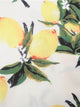 50s Lemon Print Belted Dress