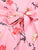 50s Floral Print Belted Flare Dress
