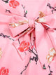 50s Floral Print Belted Flare Dress