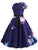 50s Floral Print Belted Dress