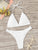 Tie Back Ruched Bikini Set