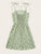 Ditsy Floral Self Tie Shoulder Dress