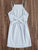Striped Elastic Waist Knot Back Cami Dress