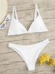 Triangle Top With High Cut Bikini Set