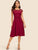 70s Bow Front Cutout Yoke Dress