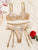 Floral Lace Sheer Garter Lingerie Set