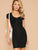 Press Button Front Bodycon Dress