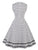 50s Tie Front Polka Dot Dress
