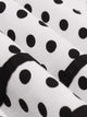 50s Tie Front Polka Dot Dress
