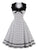 50s Tie Front Polka Dot Dress