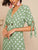 Knot Cuff Polka Dot Shirt Dress