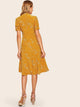 Polka Dot Zip Back Dress