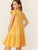 Eyelet Embroidered Tiered Ruffle Dress