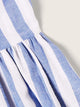 Self Tie Shoulder Fit & Flare Dress