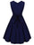 50s Knot Zip Back Dress