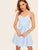 Striped Tie Waist Cami Dress