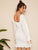 80s Schiffy Eyelet Shirred Pep Hem Dress