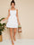 Button Through Ruffle Hem Skater Cami Dress